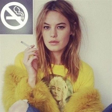 camille rowe smoking